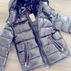 Moncler Maya Puffer Jacket  (size 8 Boys)Black.
